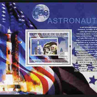 Guinea - Conakry 2009 Stamp on Stamp - Astronauts perf m/sheet unmounted mint