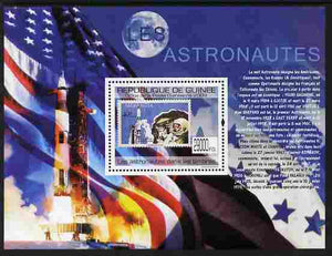 Guinea - Conakry 2009 Stamp on Stamp - Astronauts perf m/sheet unmounted mint