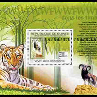 Guinea - Conakry 2009 Stamp on Stamp - WWF perf m/sheet unmounted mint