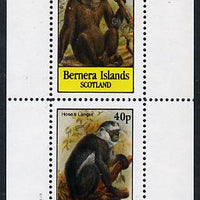 Bernera 1982 Primates (Hose's Langur) perf,set of 2 values (40p & 60p) unmounted mint