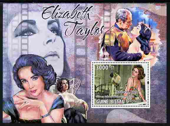 Guinea - Bissau 2010 Elizabeth Taylor perf s/sheet unmounted mint