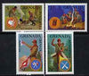 Grenada - Grenadines 1988 Scouts set of 4 unmounted mint, SG 942-45