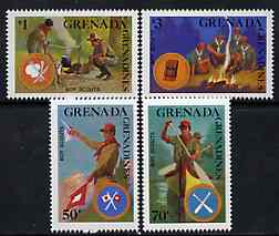 Grenada - Grenadines 1988 Scouts set of 4 unmounted mint, SG 942-45