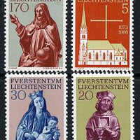 Liechtenstein 1966 Restoration of Vaduz Church set of 4 unmounted mint, SG 463-66*