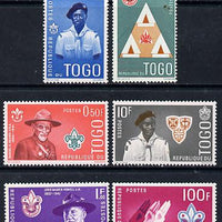 Togo 1961 Boy Scout Commem set of 6 SG 281-86*