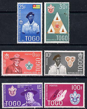 Togo 1961 Boy Scout Commem set of 6 SG 281-86*