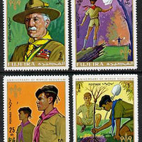 Fujeira 1970 Scouts set of 4 unmounted mint (Mi 513-16)