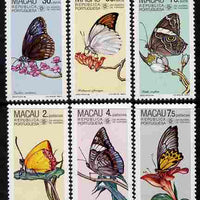 Macao 1985 World Tourism Day - Butterflies perf set of 6 unmounted mint SG 610-15