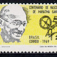 Brazil 1969 Gandhi (& Spinning Wheel) unmounted mint SG 1269