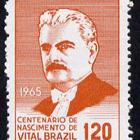 Brazil 1965 Birth Centenary of Vital Brazil (Scientist) SG 1114