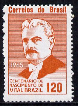 Brazil 1965 Birth Centenary of Vital Brazil (Scientist) SG 1114