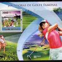 Guinea - Bissau 2010 Female Golf Stars perf s/sheet unmounted mint, Michel BL 878