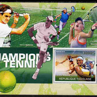 Togo 2010 Champions of Tennis perf s/sheet unmounted mint Yvert 417