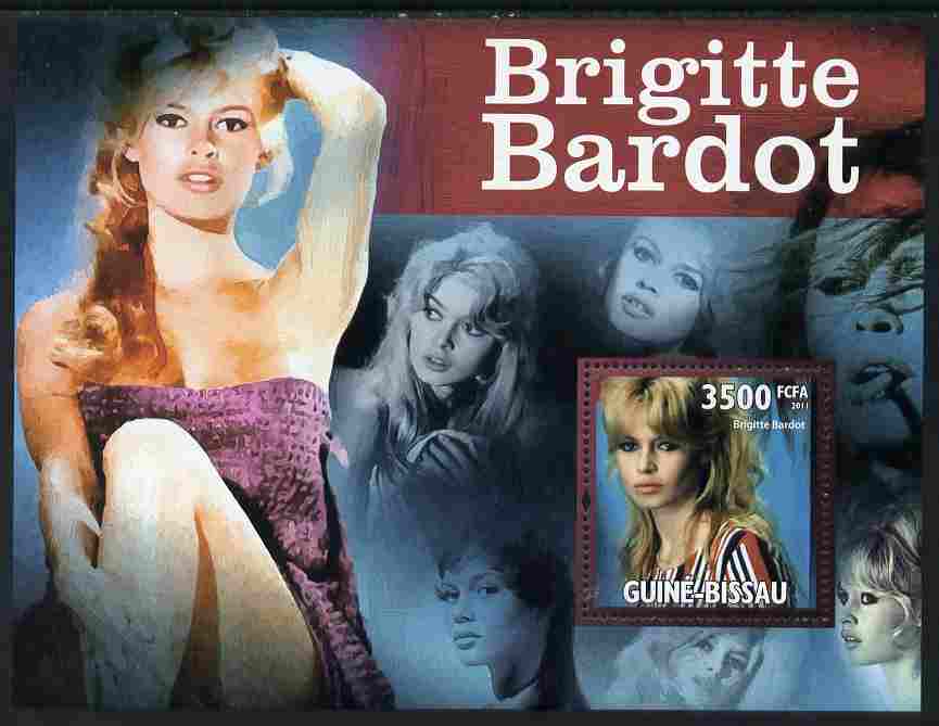 Guinea - Bissau 2011 Brigitte Bardot perf s/sheet unmounted mint Michel BL903