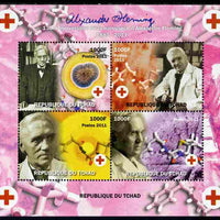 Chad 2011 130th Birth Anniversary of Alexander Fleming (biologist) perf sheetlet containing 4 values unmounted mint. Note this item is privately produced and is offered purely on its thematic appeal