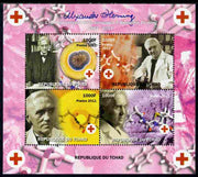 Chad 2011 130th Birth Anniversary of Alexander Fleming (biologist) perf sheetlet containing 4 values unmounted mint. Note this item is privately produced and is offered purely on its thematic appeal