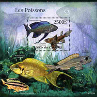 Comoro Islands 2011 Fish perf m/sheet unmounted mint