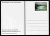 Comoro Islands 2011 Tourism 500f postal stationery card (Lac Sale Nord Ngazidja) unused and pristine