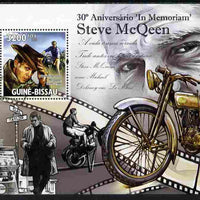 Guinea - Bissau 2011 30th Death Anniversary of Steve McQueen perf s/sheet unmounted mint Michel BL 908