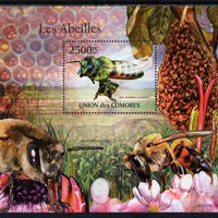 Comoro Islands 2011 Bees perf s/sheet unmounted mint