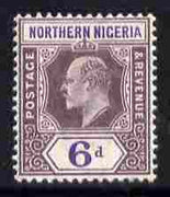 Northern Nigeria 1902 KE7 Crown CA 6d dull purple & violet mounted mint SG 15