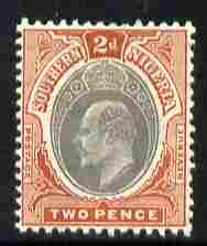 Southern Nigeria 1904-09 KE7 MCA 2d grey & chestnut mounted mint SG 23/a