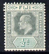 Fiji 1903 KE7 Crown CA 1/2d green & pale green mounted mint SG 104