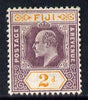 Fiji 1903 KE7 Crown CA 2d dull purple & orange mounted mint SG 106