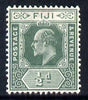 Fiji 1906-12 KE7 MCA 1/2d green mounted mint SG 118