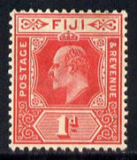 Fiji 1906-12 KE7 MCA 1d red mounted mint SG 119