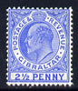 Gibraltar 1906-12 KE7 MCA 2.5d ultramarine mounted mint SG 69