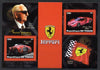 Chad 2012 Ferrari perf sheetlet containing 2 values unmounted mint