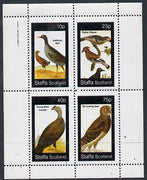 Staffa 1982 Birds #26 (Condor, Owl, etc) perf,set of 4 values (10p to 75p) unmounted mint