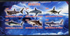 Chad 2013 Sharks imperf sheetlet containing 6 values unmounted mint