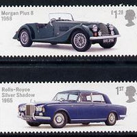 Great Britain 2013 British Auto Legends set of 6 (2 strips of 3) unmounted mint