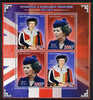 Ivory Coast 2013 Tribute to Margaret Thatcher perf sheetlet containing 4 values unmounted mint