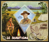 Mali 2013 Scouting imperf s/sheet containing one diamond shaped value unmounted mint