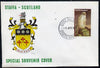 Staffa 1977 Greenland Gyrfalcon perf 3.5p on Official unaddressed cover with first day cancel