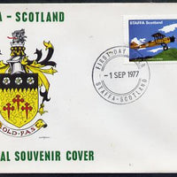 Staffa 1977 Chicago-San Francisco Air Mail 10p (from Lindbergh's Flight Anniversary set) on cover with first day cancel