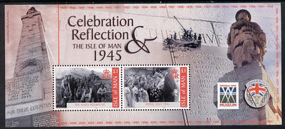 Isle of Man 2005 60th Anniversary of End of World War 2 perf m/sheet unmounted mint SG MS 1216