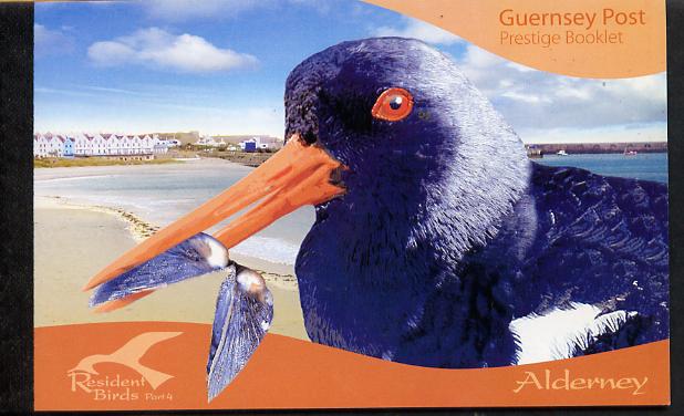 Guernsey - Alderney 2009 Residential Birds #4 £12.68 booklet complete & fine SG ASB19