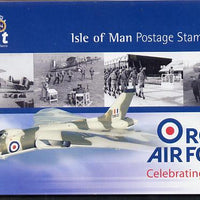 Isle of Man 2008 90th Anniversary of Royal Air Force £9.68 Prestige booklet complete & fine SG SB69