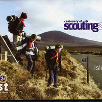 Isle of Man 2007 Centenary of Scouting £9.16 Prestige booklet complete & fine SG SB66