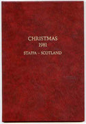 Staffa 1981 Christmas £8 value (Angel after Durer) in 22 carat gold foil in special presentation folder