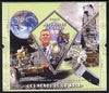 Congo 2014 Heroes of NASA - Gene Kranz perf sheetlet containing 4 values unmounted mint