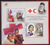 Benin 2014 Red Cross perf sheetlet containing 2 values unmounted mint