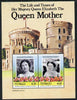 Tuvalu 1985 Life & Times of HM Queen Mother (Leaders of the World) m/sheet showing Windsor Castle unmounted mint, SG MS 342