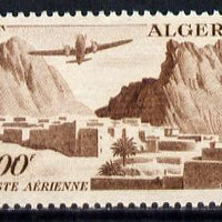 Algeria 1949 Air 100f (Plane over Valley) unmounted mint SG 291*