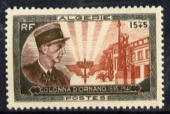 Algeria 1951 Col d'Ornano Monument Fund unmounted mint, SG 306