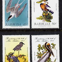 Barbuda 1985 John Audubon Birds set of 4 unmounted mint, SG 783-6